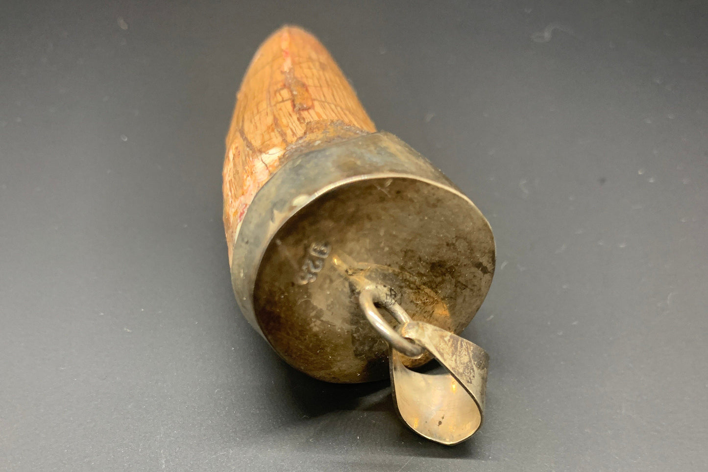 Spinosaurus Tooth Pendant | 2" | Sterling Silver | 100% Authentic