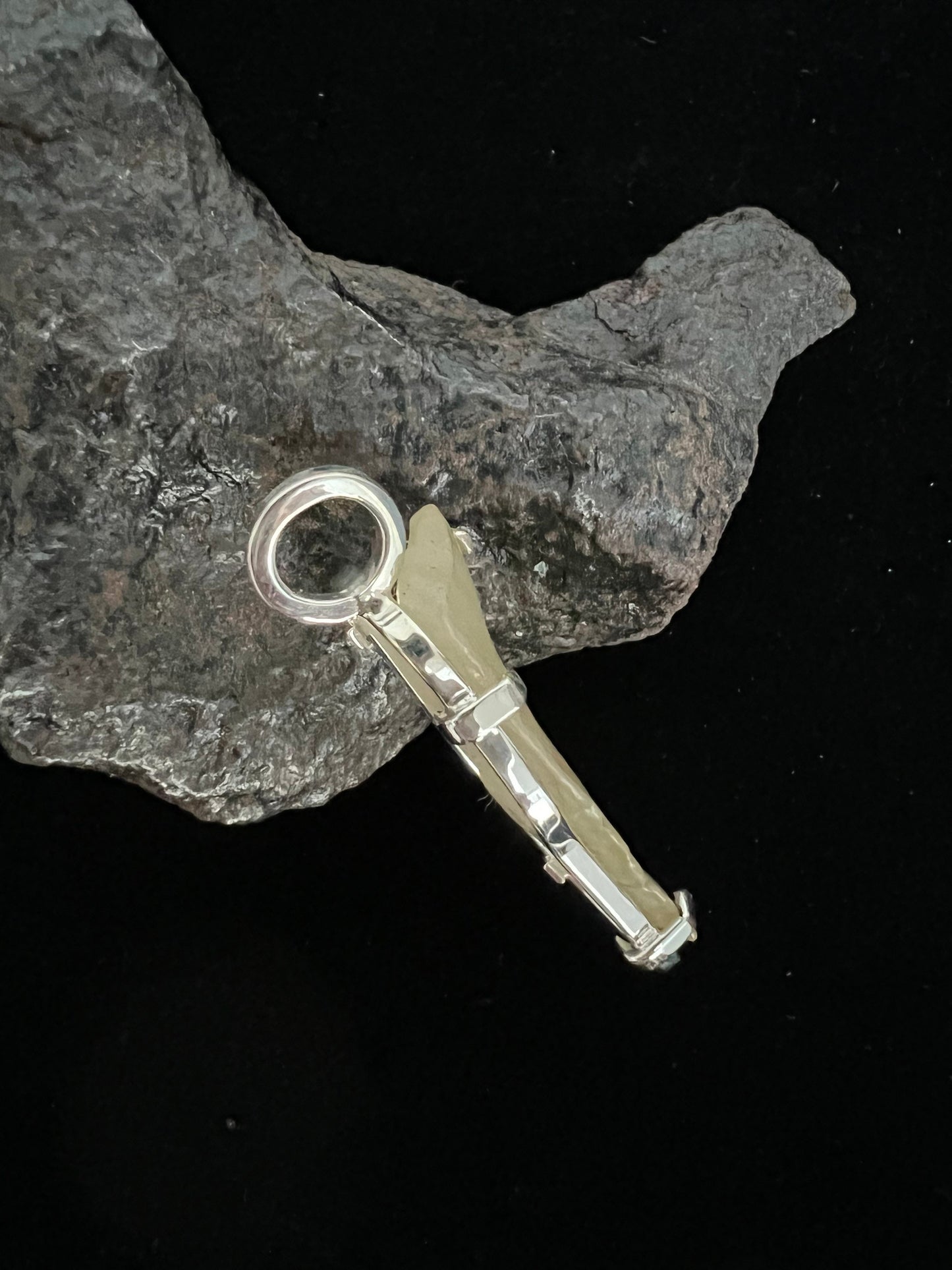 Libyan desert glass- Tektite- amulet