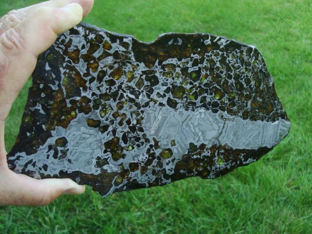 Seymchan Pallasite Slice 464g