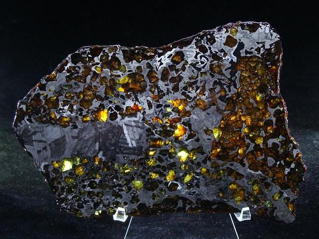 Seymchan Pallasite Slice 408g