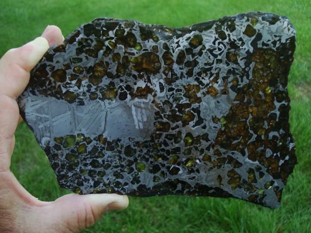 Seymchan Pallasite Slice 408g