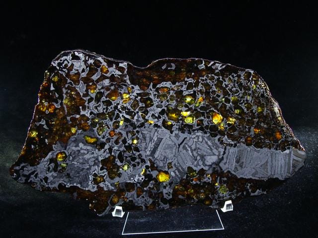 Seymchan Pallasite Slice 464g
