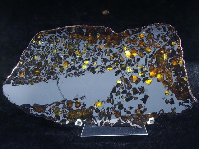 Seymchan Pallasite Slice 464g