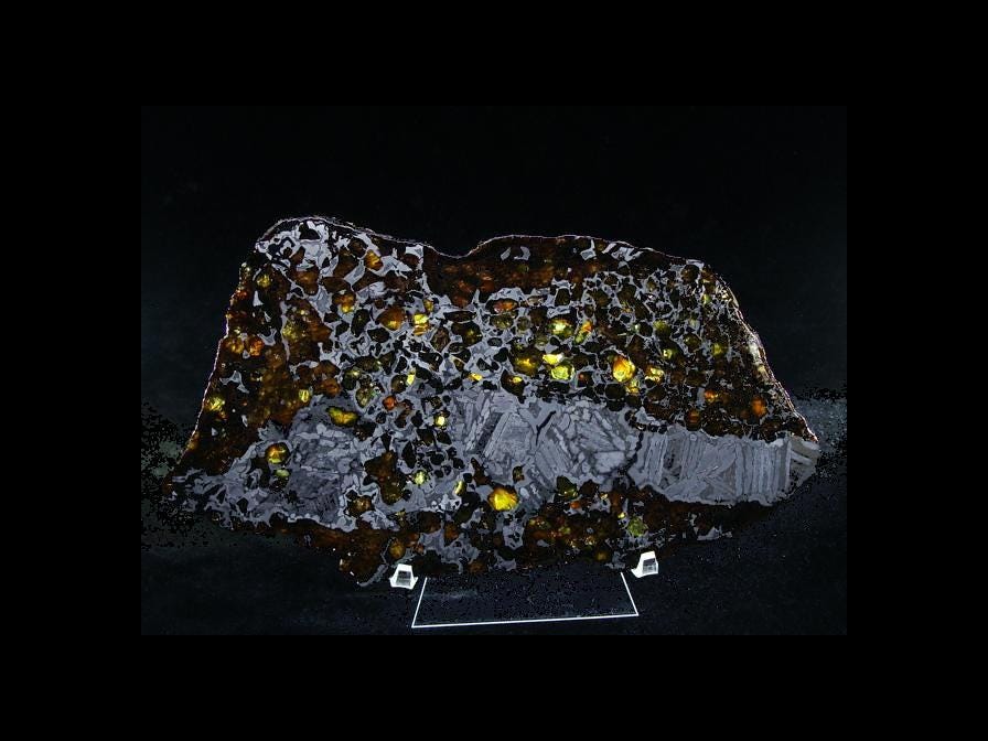 Seymchan Pallasite Slice 464g