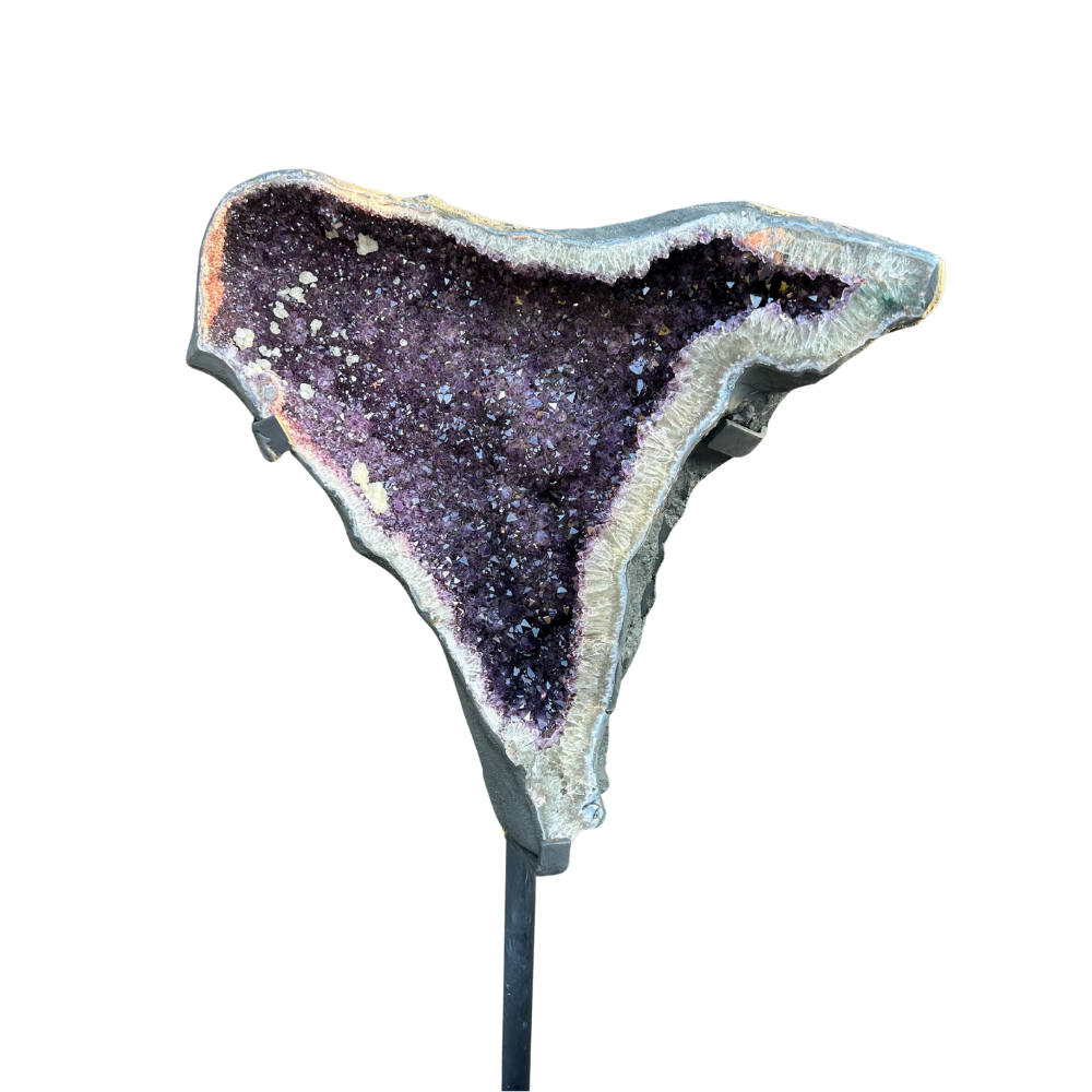 Amethyst Geode on Custom Base