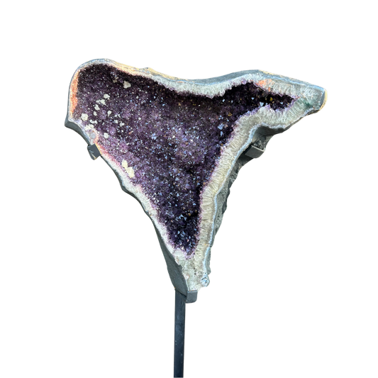 Amethyst Geode on Custom Base