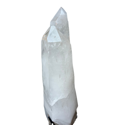 Twin Quartz Point on base