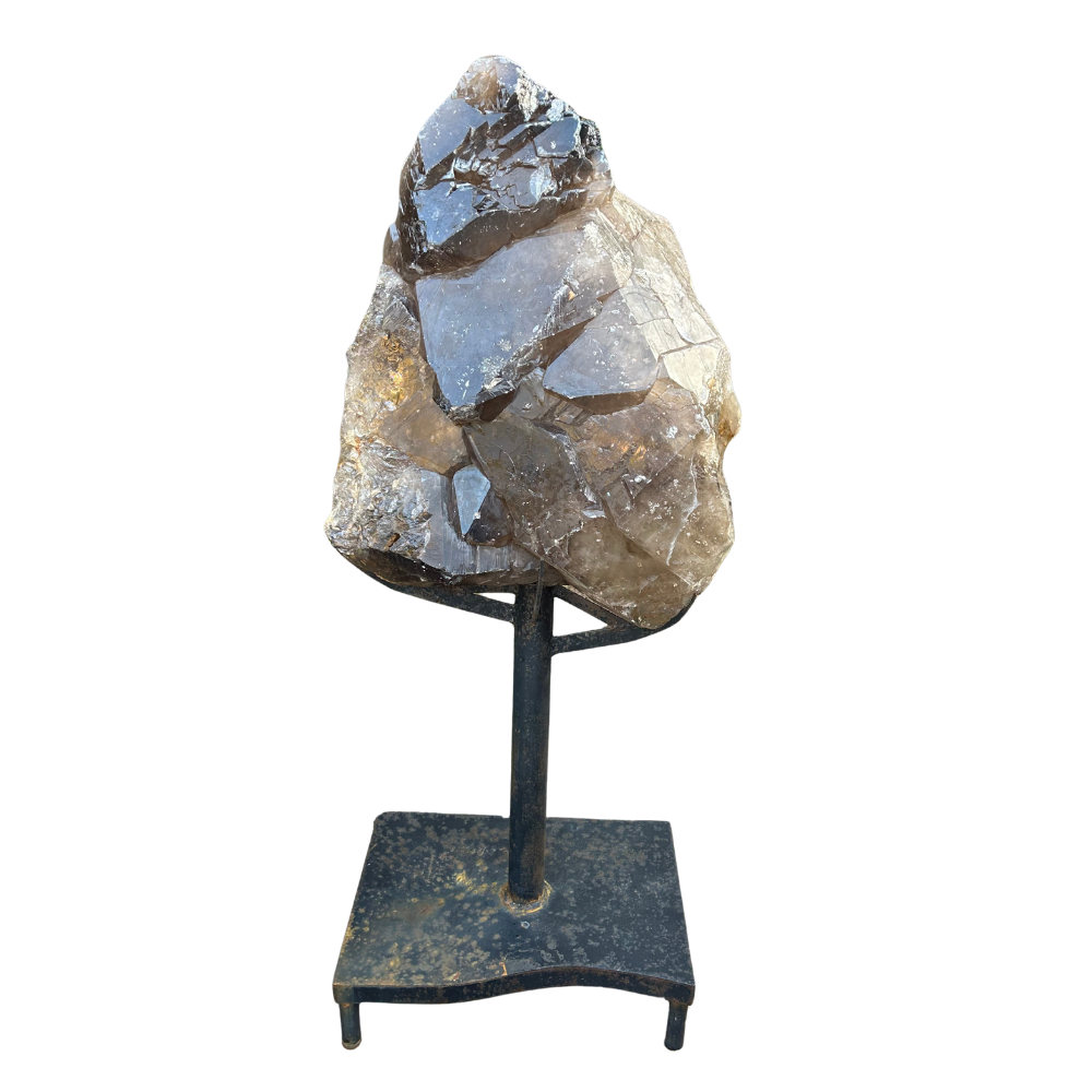 Smokey Quartz on Custom Stand