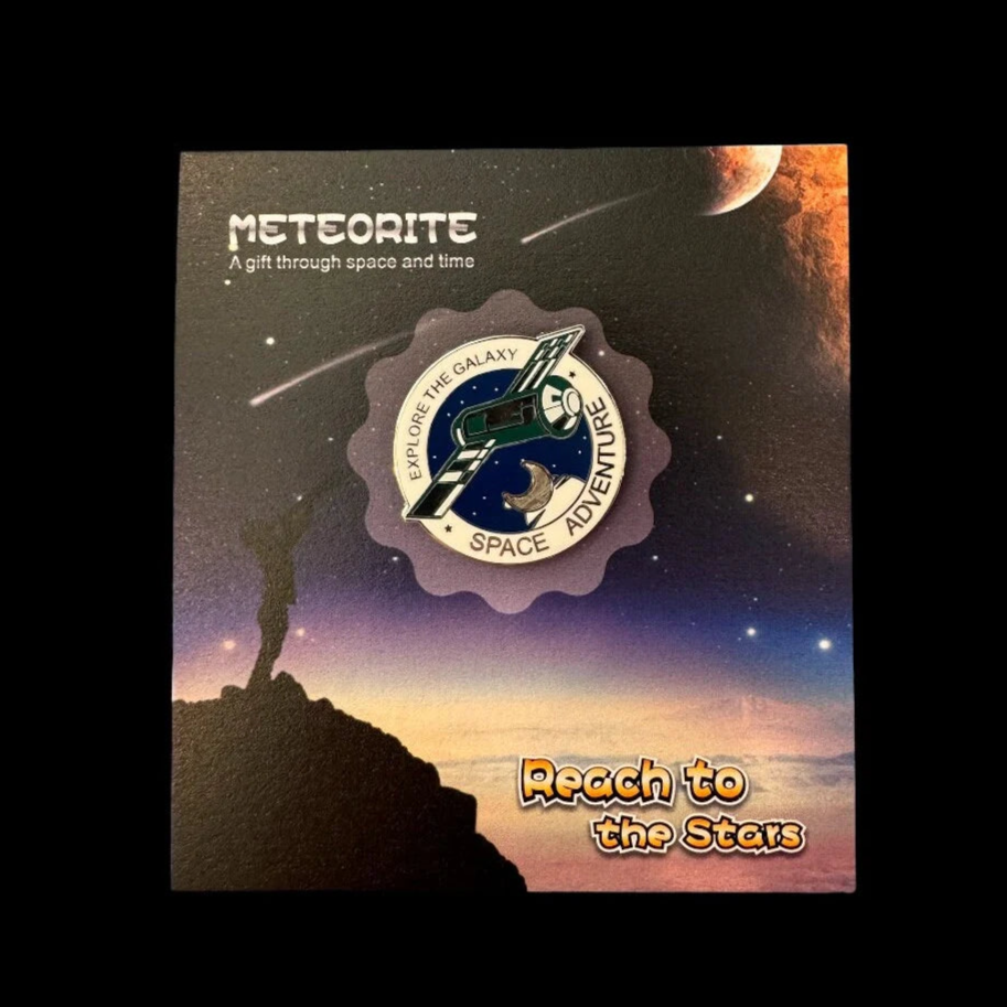 Space Adventure Meteorite Pin