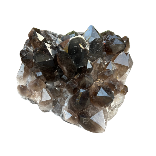 Large Smokey Quartz Cluster