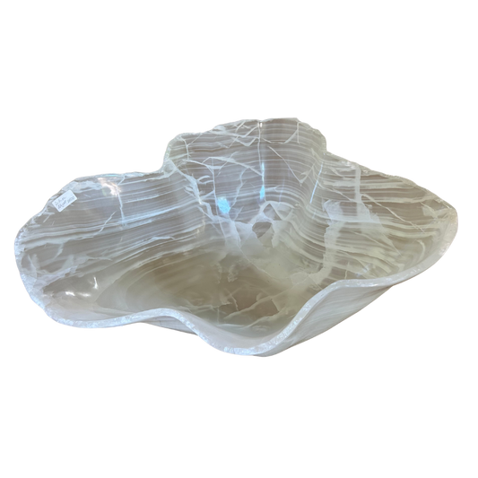White Onyx Bowl