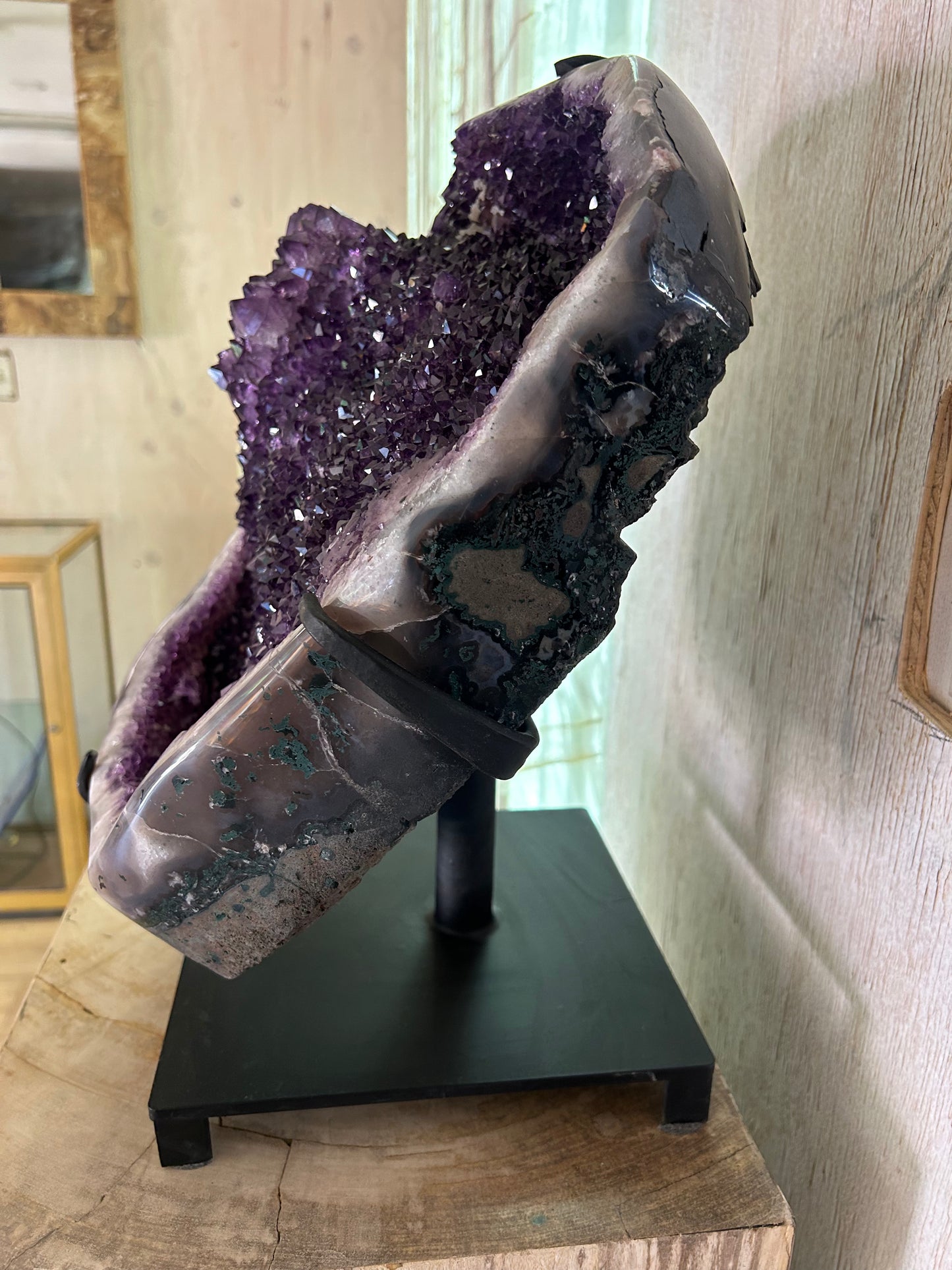 Amethyst Geode on stand