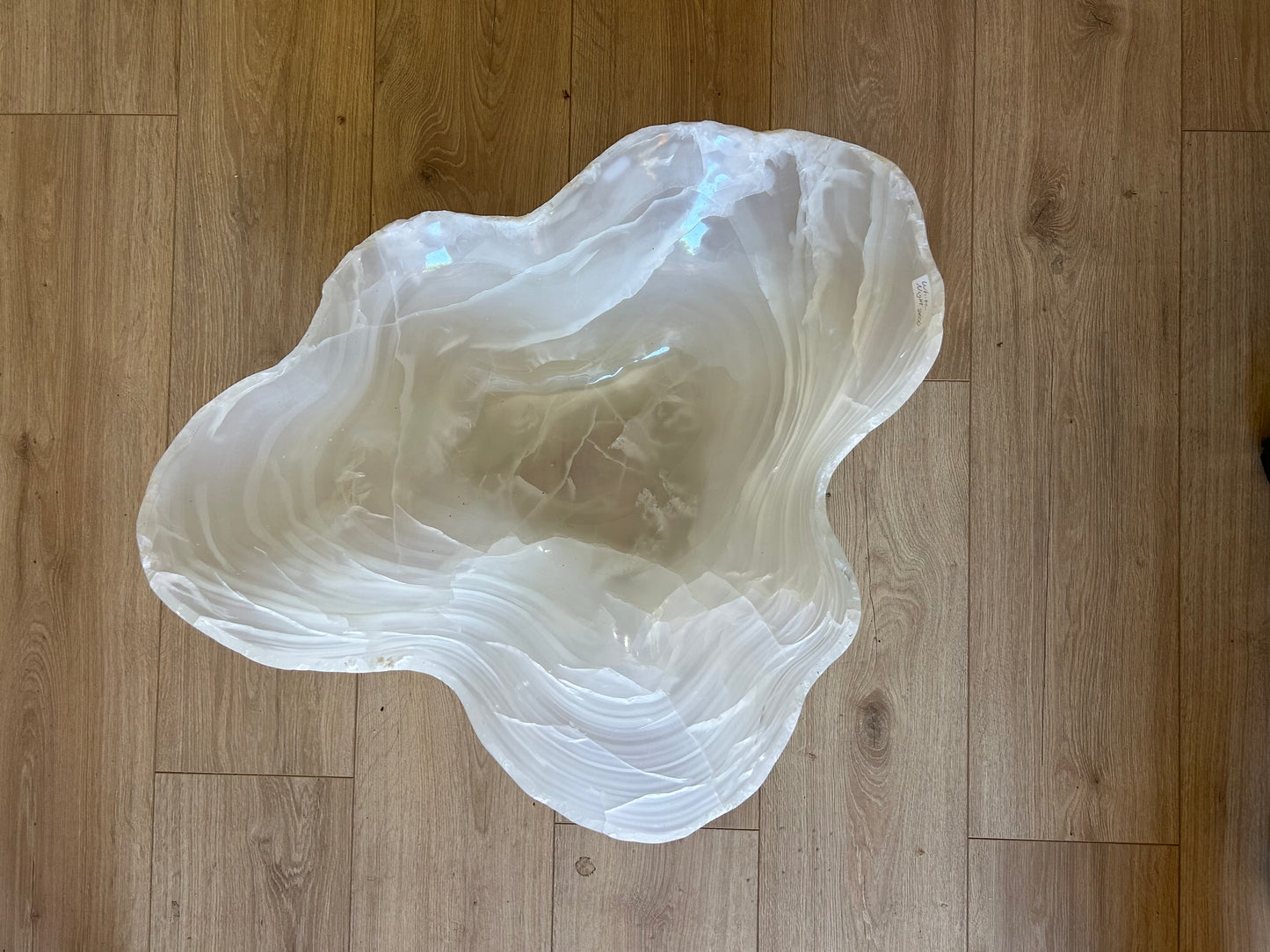 White Onyx Bowl