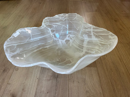White Onyx Bowl