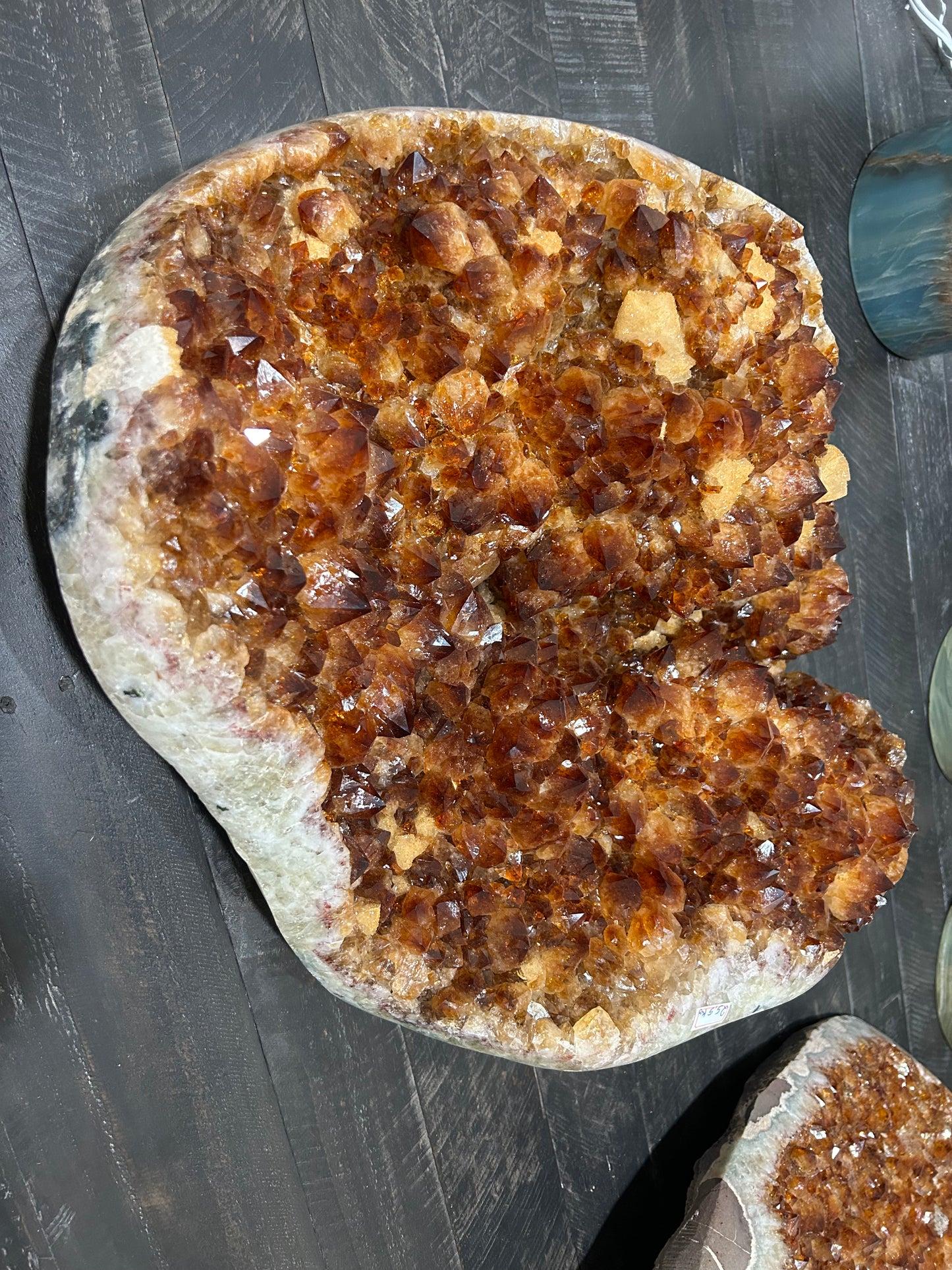 Amber Citrine Cluster