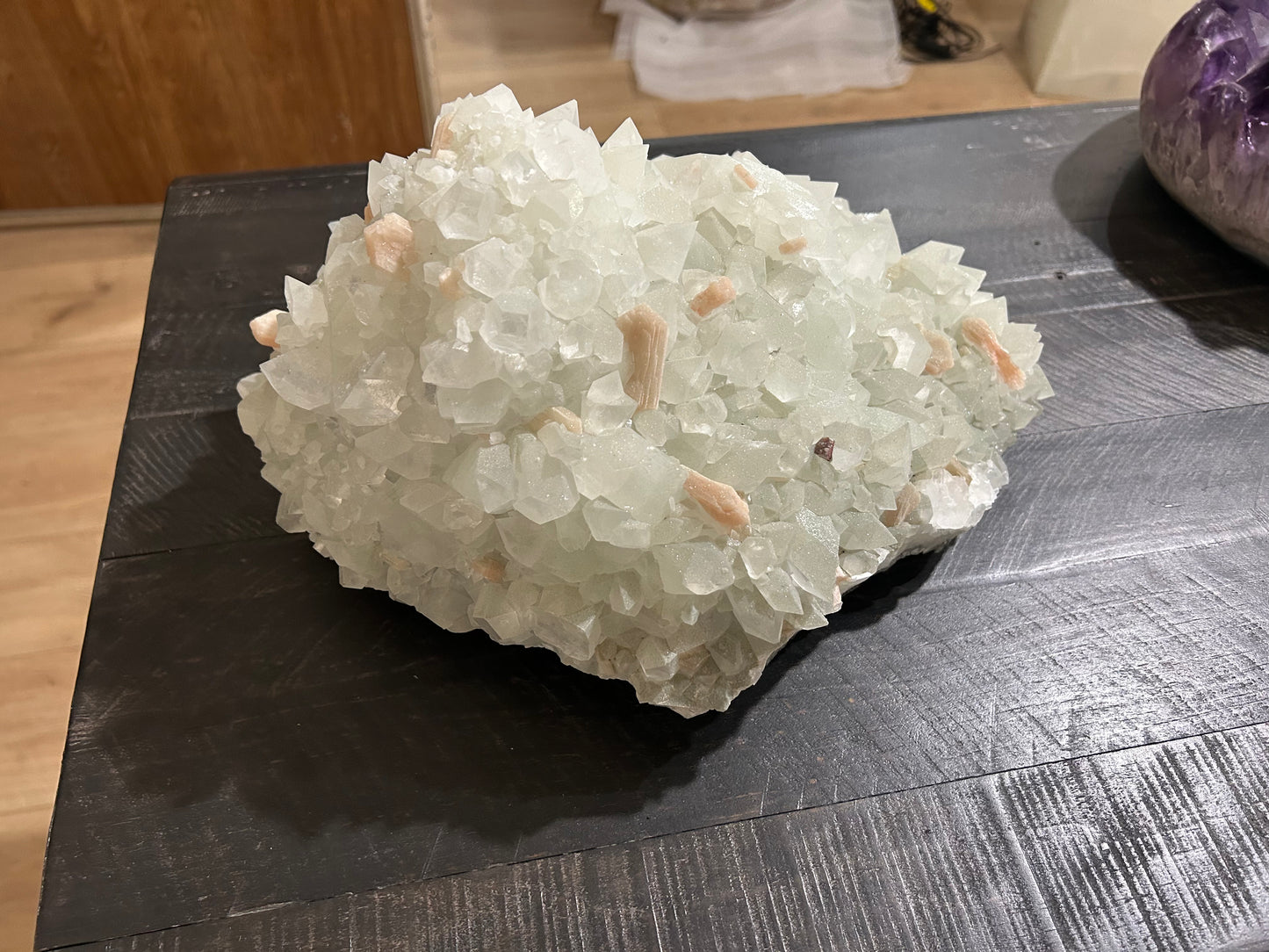 White Apopholite Cluster