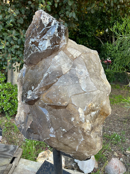 Smokey Quartz on Custom Stand