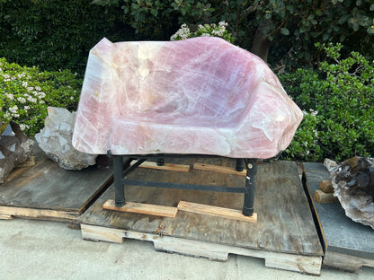 Rose Quarts Love Seat