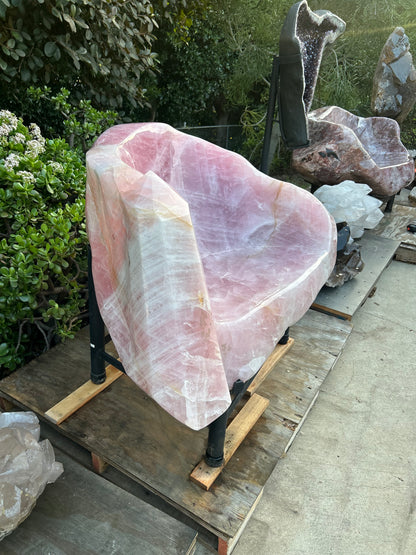 Rose Quarts Love Seat