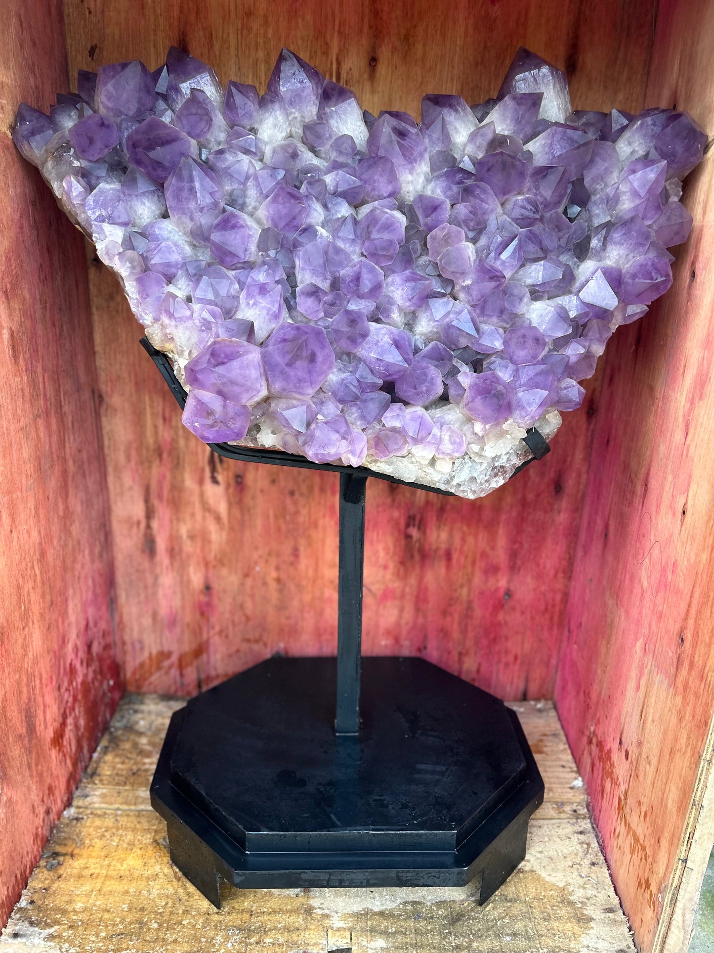 Amethyst Cluster on Stand