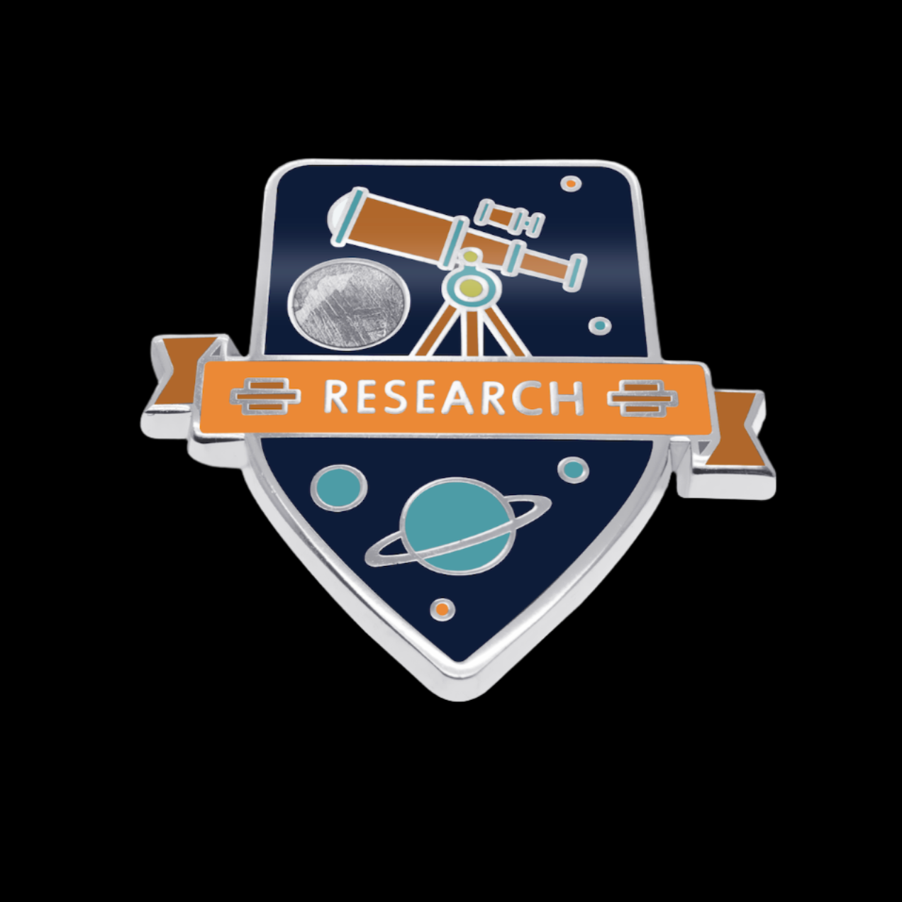 Research Meteorite Pin