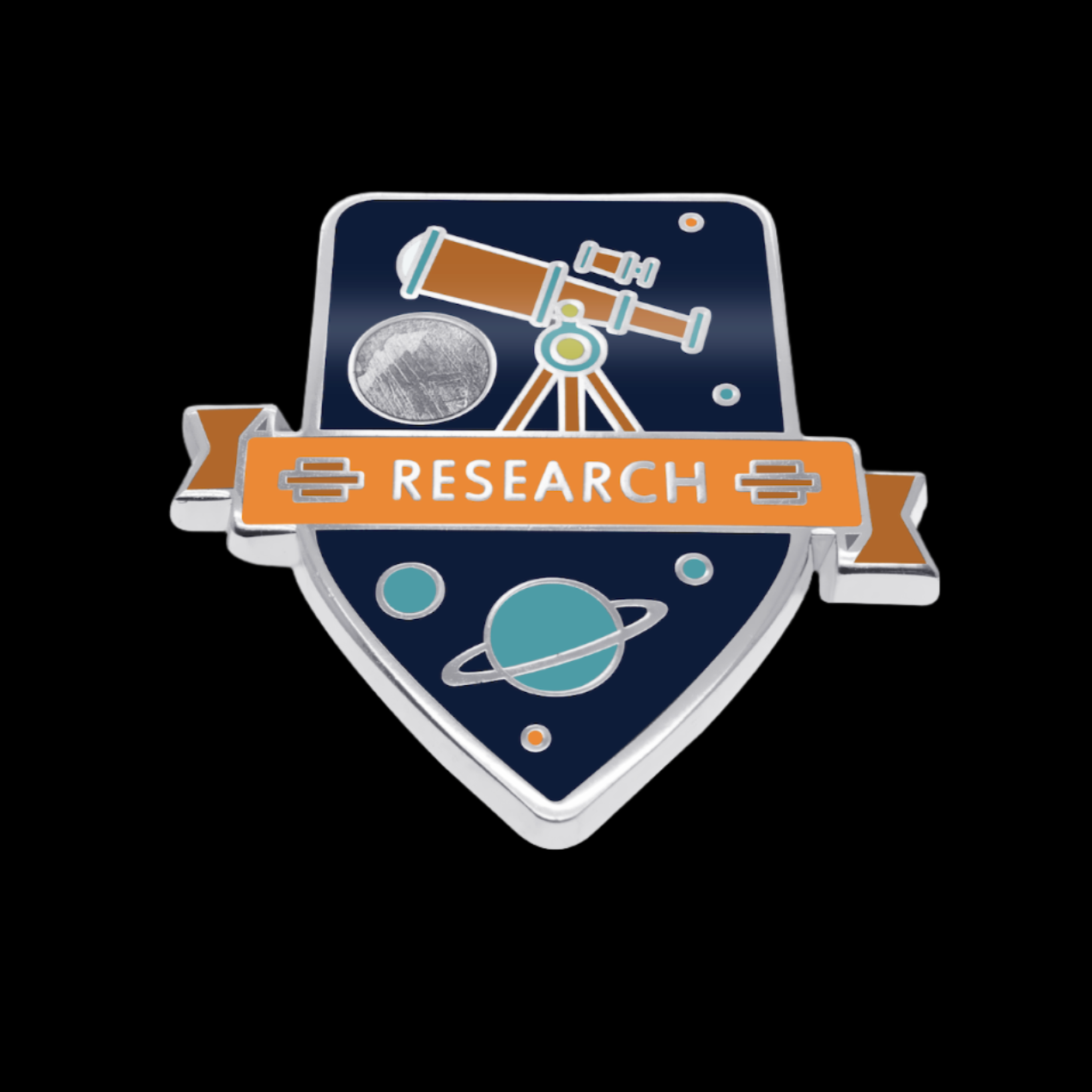 Muonionalusta Meteorite Pin