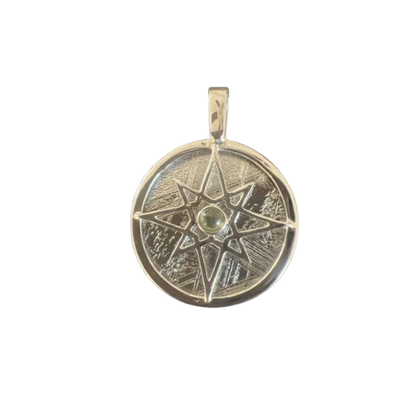 North Star Muonionalusta Meteorite Pendant | Sterling Silver
