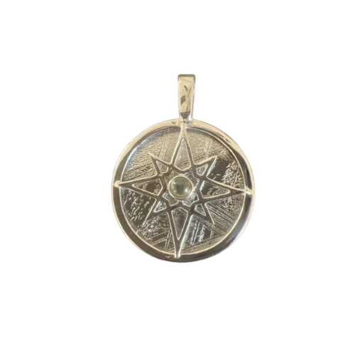 North Star Muonionalusta Meteorite Pendant | Sterling Silver