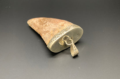 Carcharodontosaurus Tooth Pendant | 2" | Sterling Silver | 100% Authentic