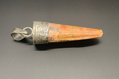 Spinosaurus Tooth Pendant | 2" | Sterling Silver | 100% Authentic