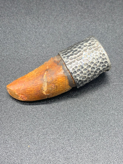 Carcharodontosaurus Tooth Pendant | 1.5" | Sterling Silver | 100% Authentic