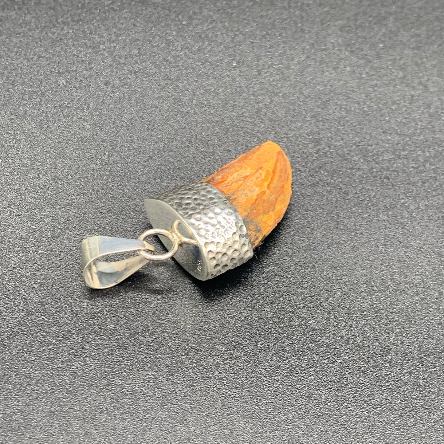 Carcharodontosaurus Tooth Pendant | Sterling Silver | 100% Authentic