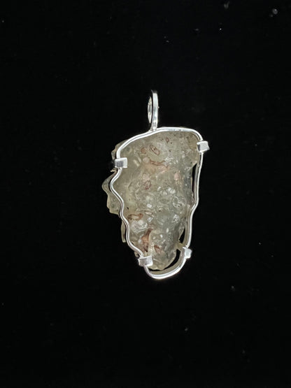 Libyan desert glass (Tektite) amulet