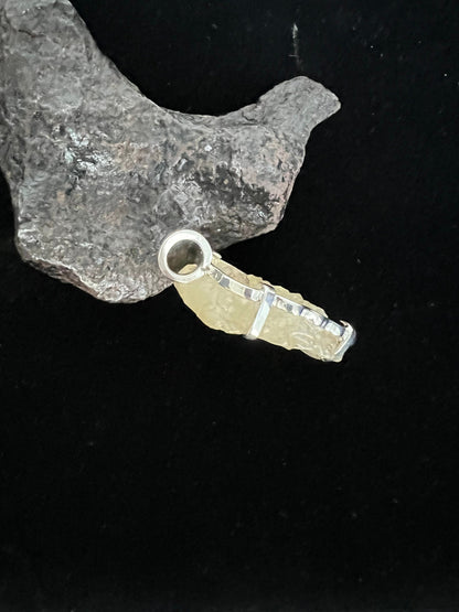 Libyan desert glass (Tektite) amulet