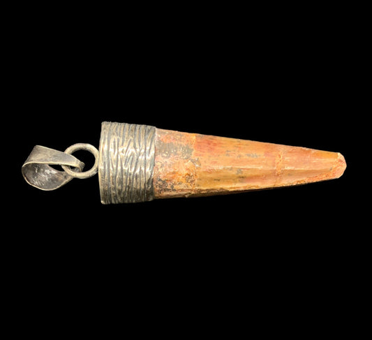 Spinosaurus Tooth Pendant | 2" | Sterling Silver | 100% Authentic