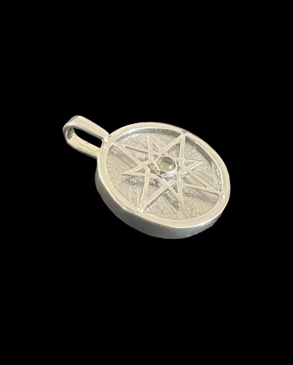 North Star Muonionalusta Meteorite Pendant | Sterling Silver